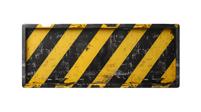 Grunge Warning Stripes Rustic Industrial Metal Texture Background.