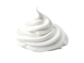 Whipped Cream Texture: High-Resolution Images for Food Blogs and Recipes transparent background