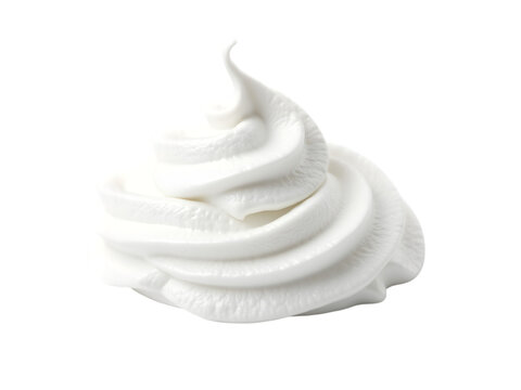 Whipped Cream Texture: High-Resolution Images for Food Blogs and Recipes transparent background