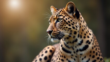 Fototapeta premium Leopard Portrait-Close Up, Wildlife, Predator