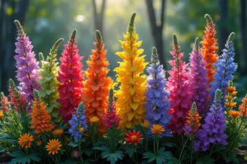 Obraz premium Celebrating Diversity with Nature's Colorful Palette
