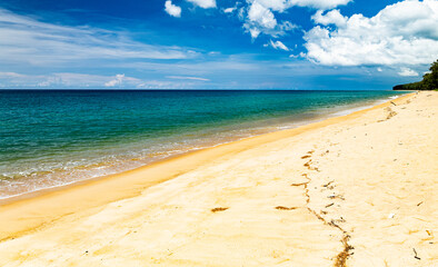 Beautiful landscape summer sea beach nature background,Amazing waves texture background, Aerial view wide angle sea background