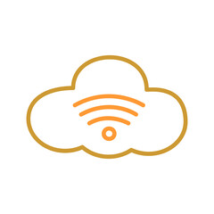 Internet Cloud Icon Design
