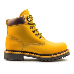 Yellow Winter Boots Merge Function with Style for Cold Season Comfort