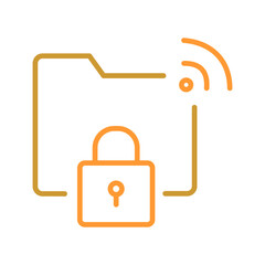 Fototapeta premium Data Access Icon Design