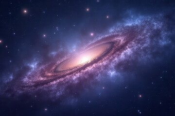 Fototapeta premium Exploration of Galaxies: Dazzling Views into the Cosmos