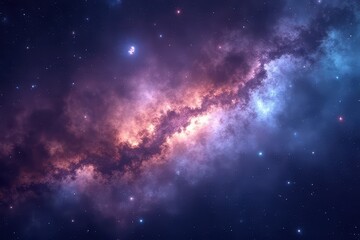 Naklejka premium Exploration of Intergalactic Terrains