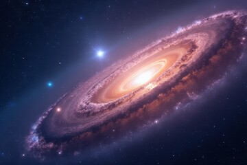 Fototapeta premium Exploring Galactic Beauty Under Starlit Nights