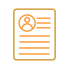 Resume Icon Design