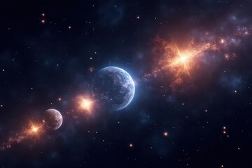 Obraz premium Galactic Phenomena Exploration