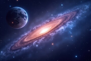 Obraz premium Galactic Splendor - Population I Star Views