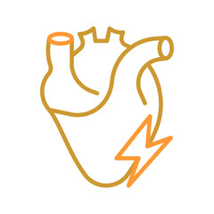 Heart Attack Icon Design