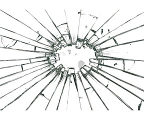 Obraz premium broken glass background