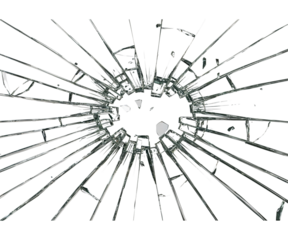broken glass background