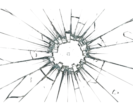 broken glass background