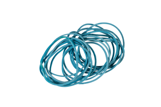 snip rubber band isolated on white or transparent png