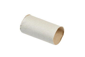empty toilet paper roll isolated on white or transparent png