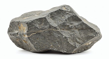 Obraz premium Stone isolated on white background