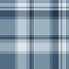 Art texture seamless pattern, service check tartan vector. Detailed textile fabric background plaid in cyan and pastel colors.