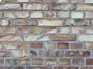 Struktura tło ściana czerwona cegła vintage Old red brick wall stara czerwona cegłą
