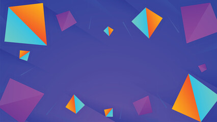 Colorful Gradient Geometric Vector Background
