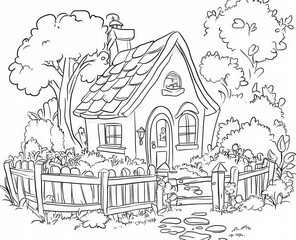 Obraz premium house in the forest