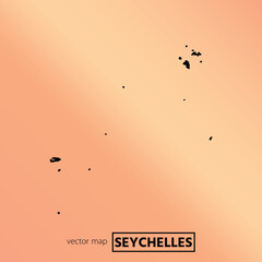 Seychelles map. Vector map for any needs.	