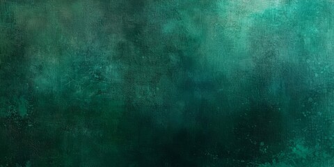 Obraz premium Subtle Grain Textured Dark Green Painting Background