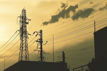 high voltage power lines