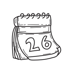 Calendar Line Art