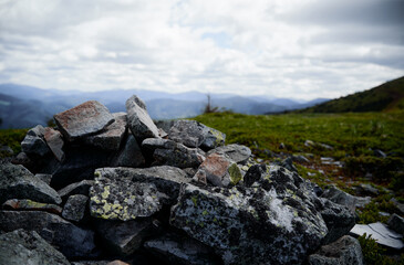 Beautiful mountains landscape. Carpathians, Ukraine.