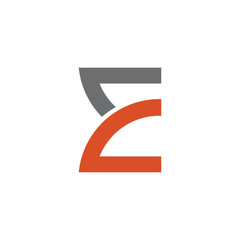 E letter initial vector logo design