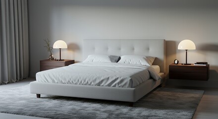 Modern Minimalist Bedroom Interior Design: Serene and Elegant Space