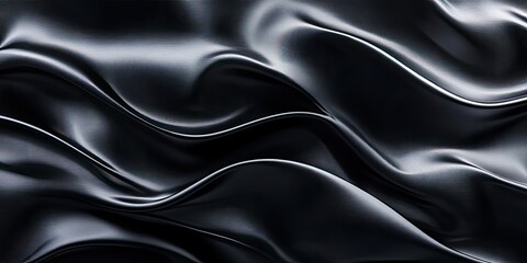 Obraz premium Luxurious Black Fabric Texture