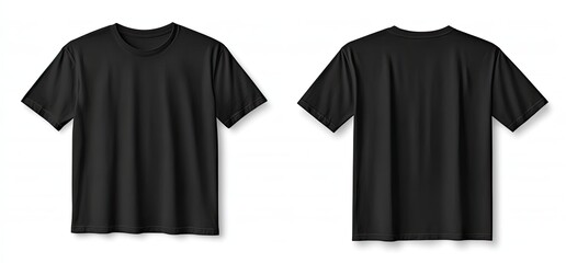 Blank Black T-Shirt Mockup (3)