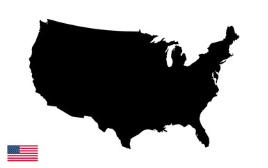 united states map with transparent background