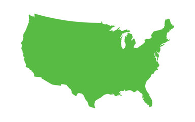 united states map with transparent background