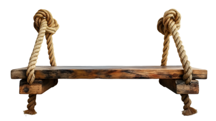 Reclaimed Wood Shelf Farmhouse Wall Decor, Rope-Hung Vintage Design.