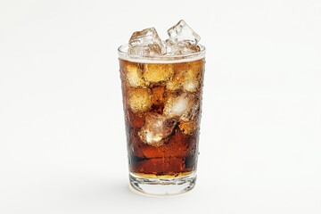 Iced soda in glass