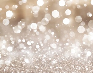 Warm, glittery bokeh background