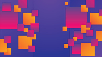Colorful Gradient Geometric Vector Background