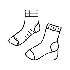 matching shoes or socks icon, matching shoes or socks line art - simple line art of matching shoes or socks, perfect for matching shoes or socks logos and icons