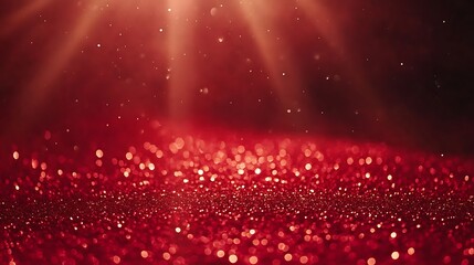 Red glitter sparkle background