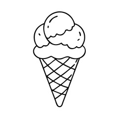 rainbow sherbet icon, rainbow sherbet line art - simple line art of rainbow sherbet, perfect for rainbow sherbet logos and icons