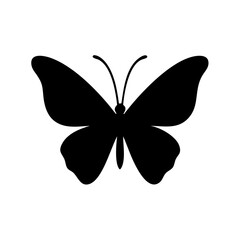 Classic Butterfly Shape Vector Graphic
