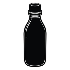 Cute Water Bottle Vector Illustration Isolated