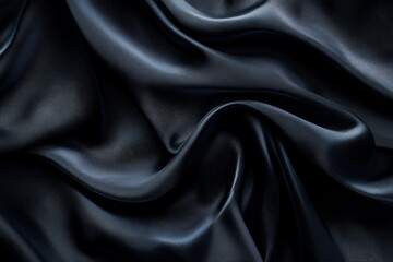 Obraz premium Dark Navy Silk Drape Texture