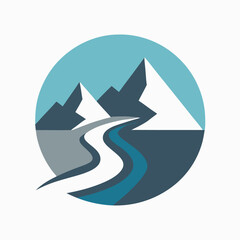 Mountain River Landscape