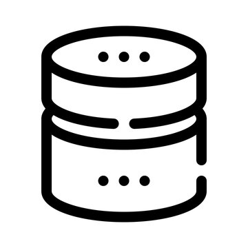 Database line icon
