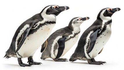 Obraz premium White Background Penguin Photo 